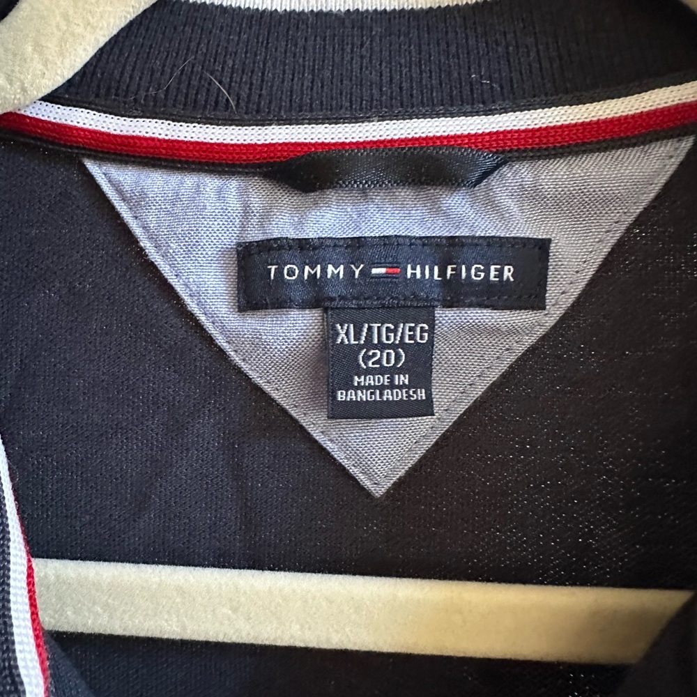 Tommy Hilfiger Navy Blue Short Sleeve Polo Shirt